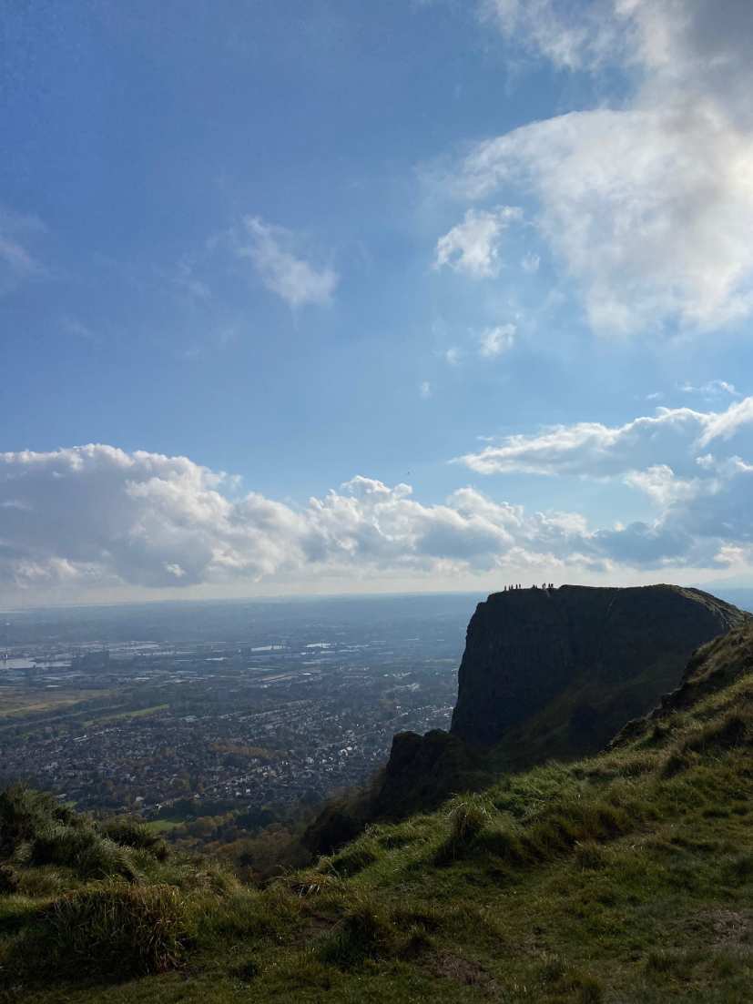 Hillside view of Cavehill Belfast