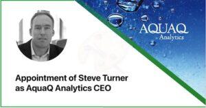 Steve Turner Appointed as CEO of AquaQ Analytics